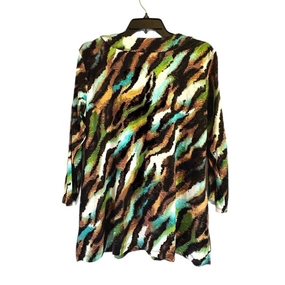 Women’s 3/4 JM Collection Sleeve Knit Top - Size Medium - NWOT - Picture 2 of 5